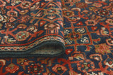 Fine VTG All Navy/Rust Runner, 2'8" x 9'7"