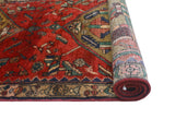 Fine VTG Ghani Red/Brown Runner, 2'11" x 7'3"