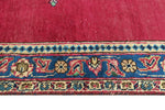 Fine VTG Imogen Red/Blue Runner, 3'1" x 9'6"