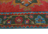 Fine VTG Haluk Red/Charcoal Runner, 3'8" x 12'10"