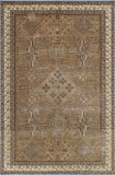 Fine VTG Gulden Brown/Ivory Rug, 6'6" x 9'7"