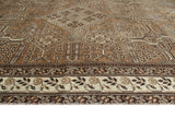 Fine VTG Gulden Brown/Ivory Rug, 6'6" x 9'7"