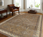 Fine VTG Gulden Brown/Ivory Rug, 6'6" x 9'7"