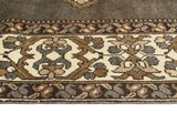 Fine VTG Indee Brown/Ivory Rug, 8'5" x 10'10"