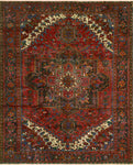 Fine VTG Aba Red/Charcoal Rug, 10'2" x 12'11"