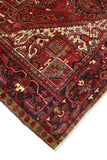 Fine VTG Abam Red/Charcoal Rug, 9'7" x 13'4"