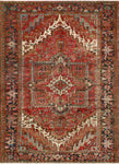 Fine VTG Aalim Red/Charcoal Rug, 8'5" x 11'9"