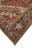 Fine VTG Aalim Red/Charcoal Rug, 8'5" x 11'9"