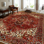 Fine VTG Akbar Red/Ivory Rug, 10'2" x 12'10"