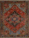 Fine VTG Muhyee Rust/Charcoal Rug, 8'8" x 11'2"