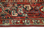 Fine VTG Aaden Red/Charcoal Rug, 8'3" x 10'11"