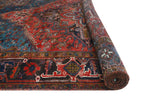 Fine VTG Firuz Red/Charcoal Rug, 6'7" x 8'9"