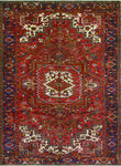 Fine VTG Canio Red/Navy Rug, 7'7" x 10'10"