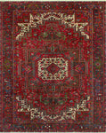 Fine VTG Batul Red/Charcoal Rug, 8'0" x 10'8"