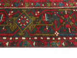 Fine VTG Batul Red/Charcoal Rug, 8'0" x 10'8"