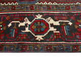 Fine VTG Angelis Red/Charcoal Rug, 6'11" x 9'8"