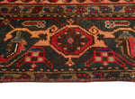 Fine VTG Birley Red/Charcoal Rug, 8'3" x 11'1"