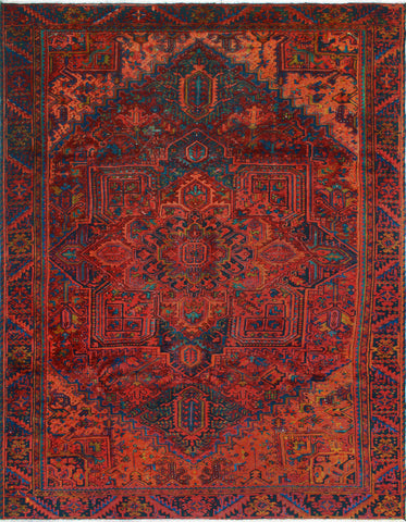 Fine VTG Benedict Rust/Charcoal Rug, 10'0" x 12'10"