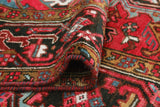 Fine VTG Beste Red/Charcoal Rug, 6'5" x 9'7"