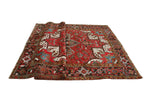 Fine VTG Beste Red/Charcoal Rug, 6'5" x 9'7"