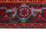 Fine VTG Bomani Red/Charcoal Rug, 9'11" x 12'8"