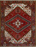 Fine VTG Beale Red/Charcoal Rug, 8'1" x 10'9"