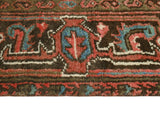 Fine VTG Bilawal Rust/Charcoal Rug, 7'1" x 9'10"