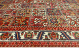 Fine VTG Khadijah Red/Ivory Rug, 7'1" x 9'8"