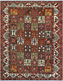 Fine VTG Kassim Red/Ivory Rug, 7'9" x 9'9"