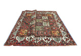 Fine VTG Kassim Red/Ivory Rug, 7'9" x 9'9"