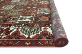 Fine VTG Kassim Red/Ivory Rug, 7'9" x 9'9"