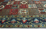 Fine VTG Yul Red/Navy Rug, 7'1" x 9'9"