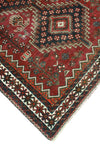 Vintage Ajlah Burgundy/Ivory Rug, 4'11" x 7'4"