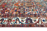 Fine VTG Tait Red/Ivory Rug, 5'2" x 7'9"