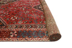 Vintage Katheryn Red/Charcoal Rug, 5'5" x 8'4"