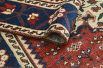 Fine VTG Ormond Rust/Navy Rug, 4'2" x 6'11"