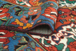 Fine VTG Joseph Rust/Blue Rug, 4'3" x 6'5"