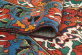 Fine VTG Joseph Rust/Blue Rug, 4'3" x 6'5"