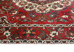 Fine VTG Saeeda Red/Ivory Rug, 6'11" x 10'1"