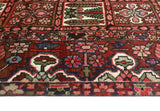 Fine VTG Wain Red/Charcoal Rug, 8'5" x 11'0"