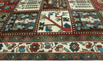 Fine VTG Saunders Red/Ivory Rug, 6'9" x 9'8"