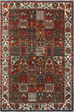 Fine VTG Muqtadir Red/Ivory Rug, 6'10" x 10'2"