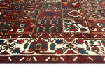 Fine VTG Muqtadir Red/Ivory Rug, 6'10" x 10'2"