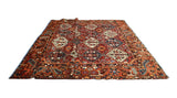 Fine VTG Perkinso Burgundy/Rust Rug, 10'4" x 12'4"