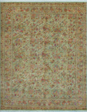 Wali Darrel Lt. Green/Burgundy Rug, 8'0" x 10'0"