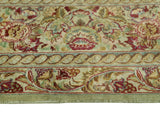 Wali Darrel Lt. Green/Burgundy Rug, 8'0" x 10'0"