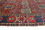 Fine VTG Kaliq Red/Navy Runner, 5'3" x 9'10"