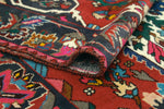 Fine VTG Jovana Red/Charcoal Rug, 5'3" x 9'4"