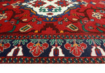 Vintage Kip Red/Navy Rug, 6'4" x 9'0"