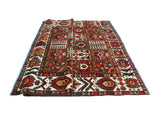 Fine VTG Juandieg Red/Ivory Rug, 6'11" x 9'6"